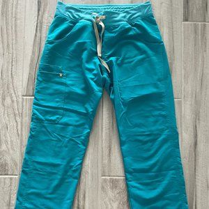 FIGS Kade Cargo Scrub Pants Teal